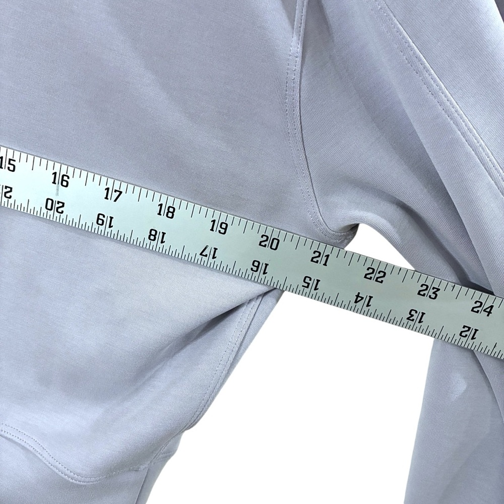 lululemon Perfectly Oversized Cropped Lavender Crew Neck Top Size: Small - Picture 6 of 8